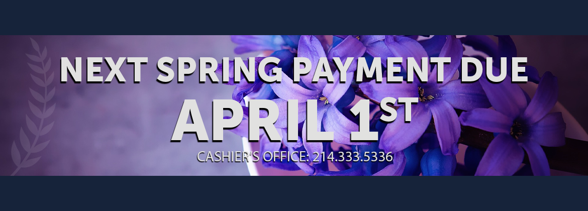 Spring Payment Due