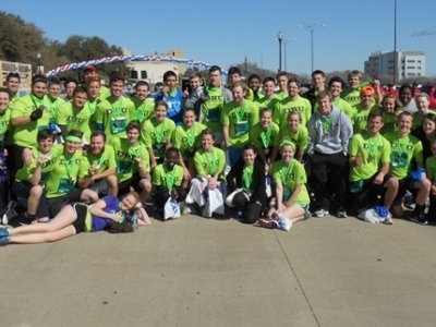 Sixty-five faculty, staff and students from Dallas Baptist University participated in the second annual “Run with a Mission” event to raise money for student mission opportunities.