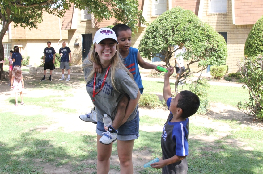 DBU student serving West Students