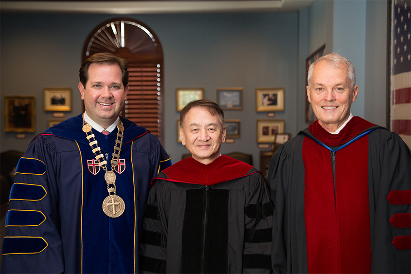 Dr. Wright, Dr. Chang, and Dr. Cook - August Commencement | Dallas, Texas