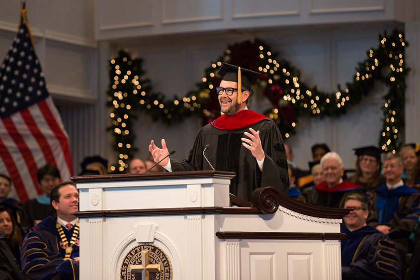 Mark Batterson speaks at DBU commencement