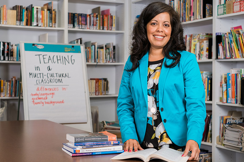 Dr. Adelita Baker, Program Director of the M.Ed. in Bilingual Education and M.Ed. in Reading and English as a Second Language programs