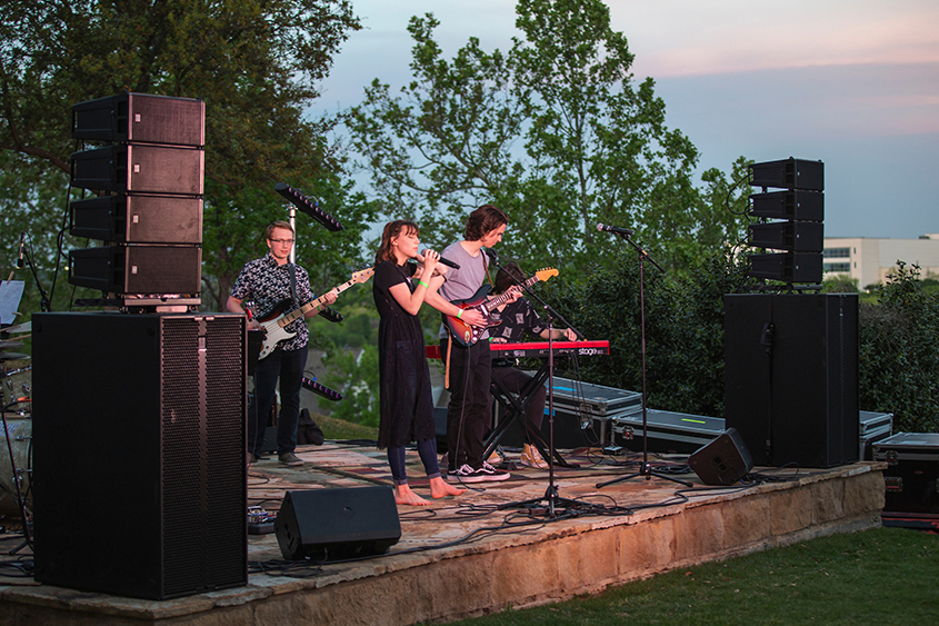 Student band performing 