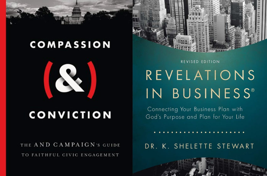 September Webinars Graphics for Compassion and Conviction and Revelations in Business