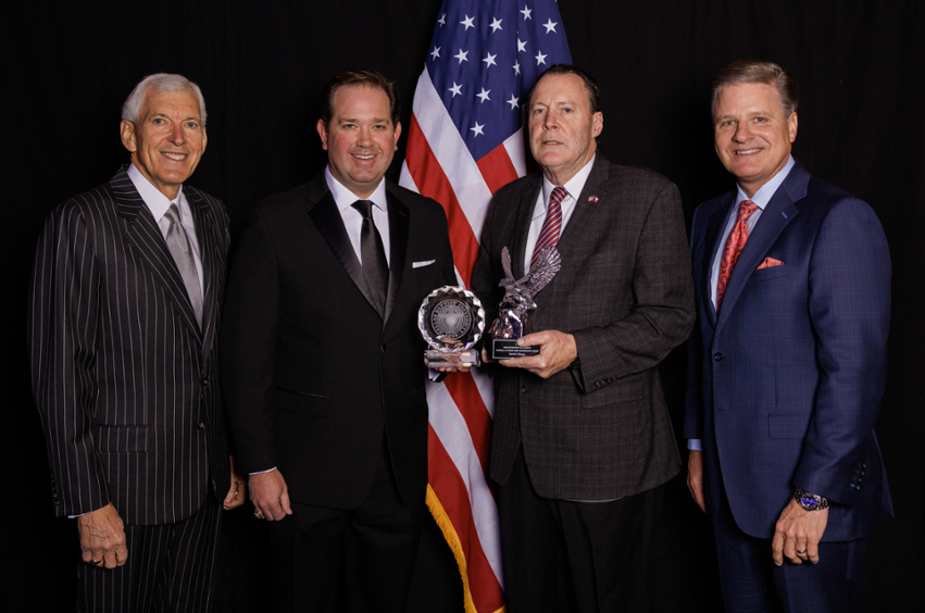 Tom Leppert, Dr. Walls, Dr. Wright, and Pete Delkus