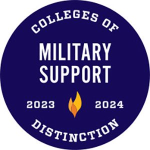 Colleges of Distinction Military Support 2023-2024