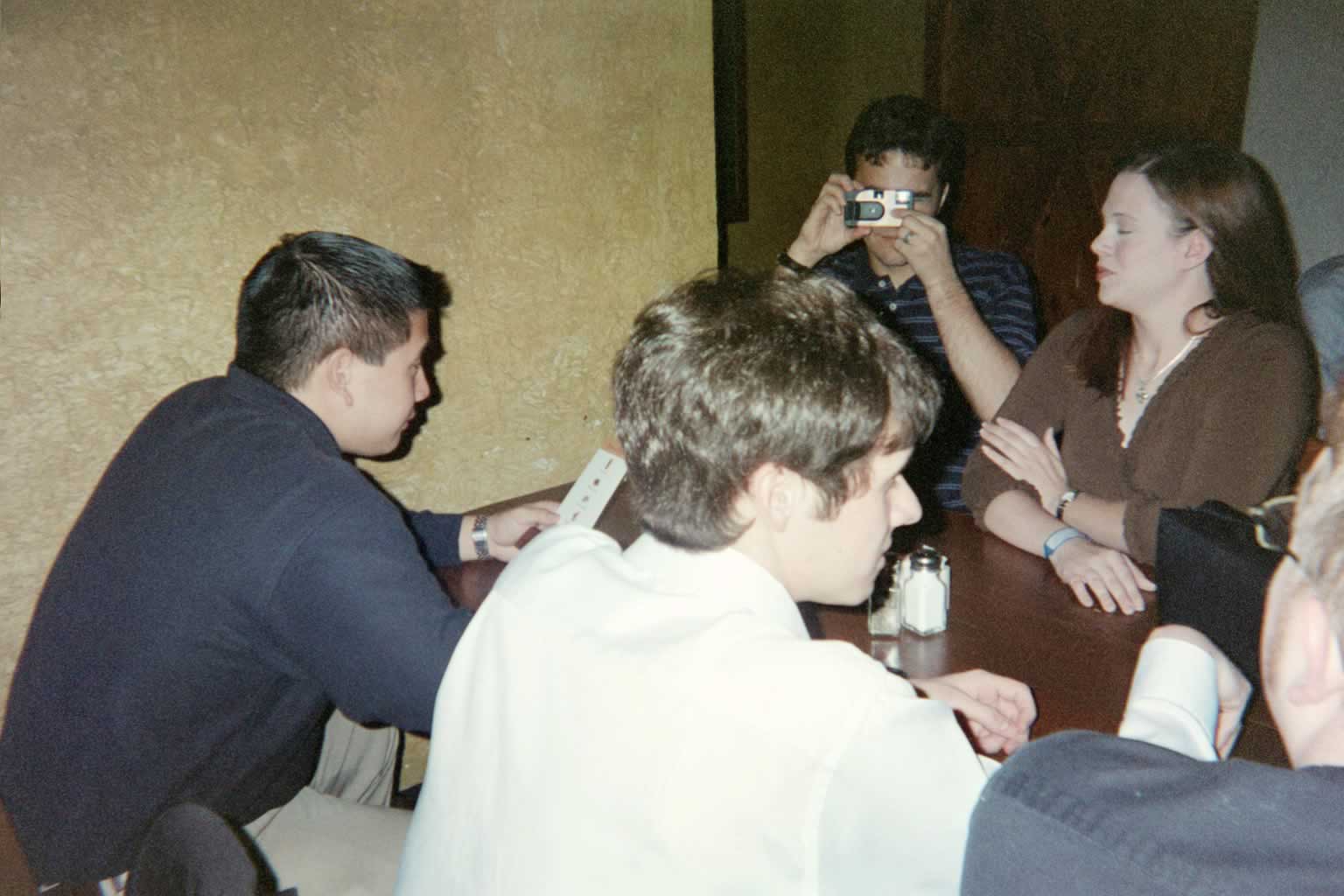 picture of a group of students sitting around a table