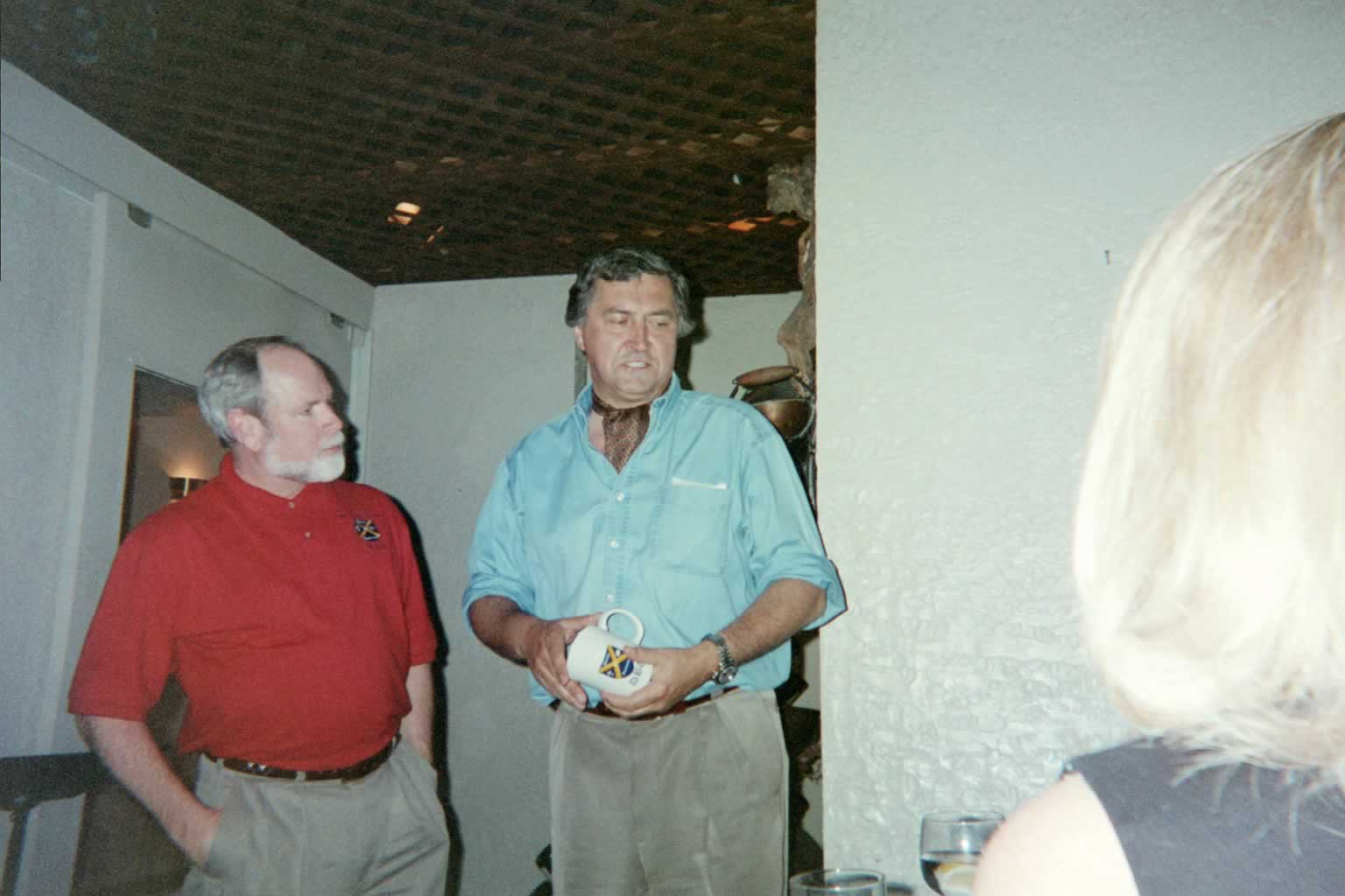picture of Paul Marshall standing next to Dr. Naugle