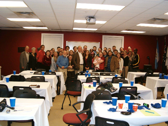 picture of a group of students with Dr. Naugle and Dr. Garber