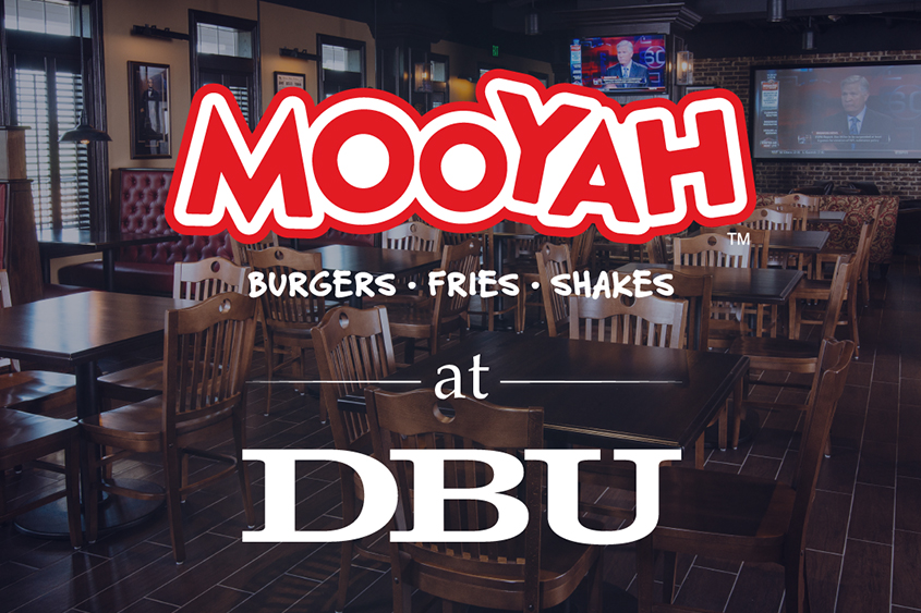 A sneak peek at the new Mooyah seating area