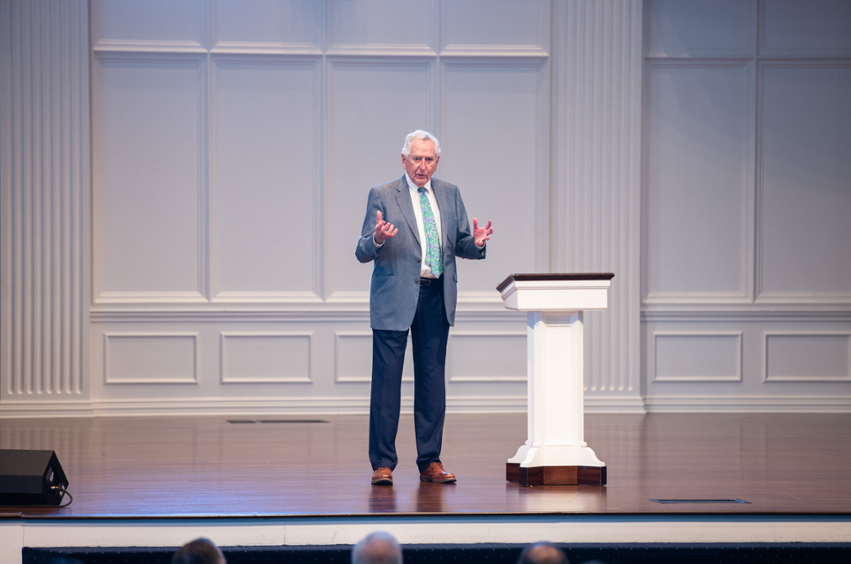 Drayton McLane speaking