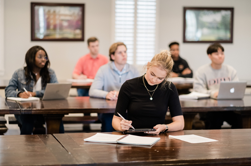 Students in classroom 