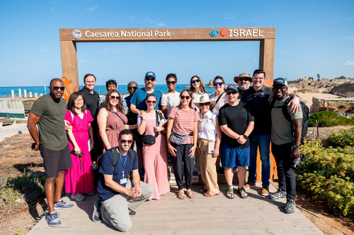 DBU students explore ancient Caesarea National Park, Israel