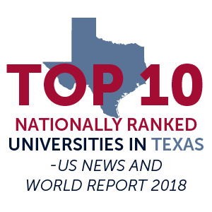 top 10 nationally ranked universities in texas - us news & world report 2018
