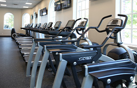 DBU fitness center interior